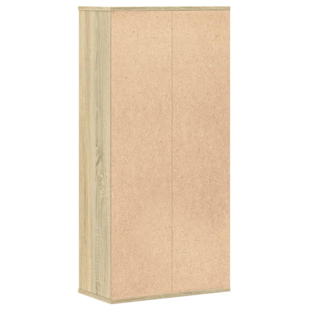 Bokhylla Sonoma-Ek 50X25X105 Cm Konstruerat Trä
