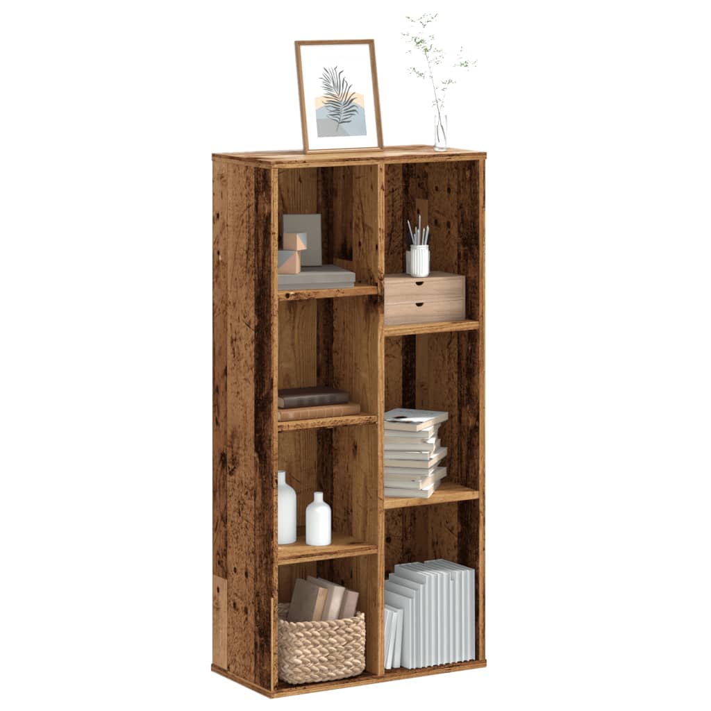 Bokhylla Sonoma-Ek 50X25X105 Cm Konstruerat Trä