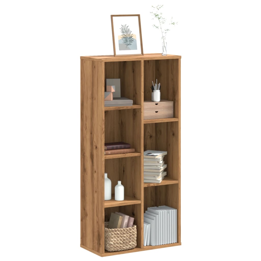 Bokhylla Sonoma-Ek 50X25X105 Cm Konstruerat Trä