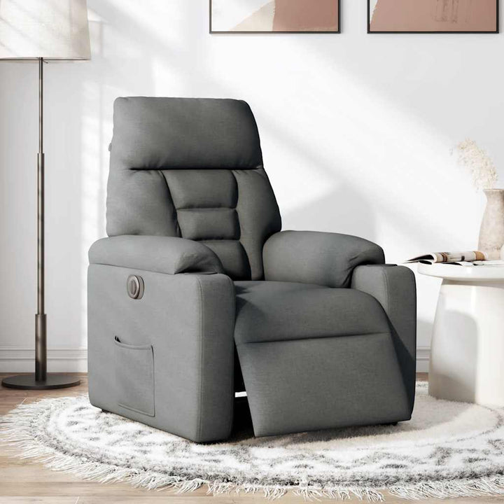 Elektrisk Reclinerfåtölj Tyg