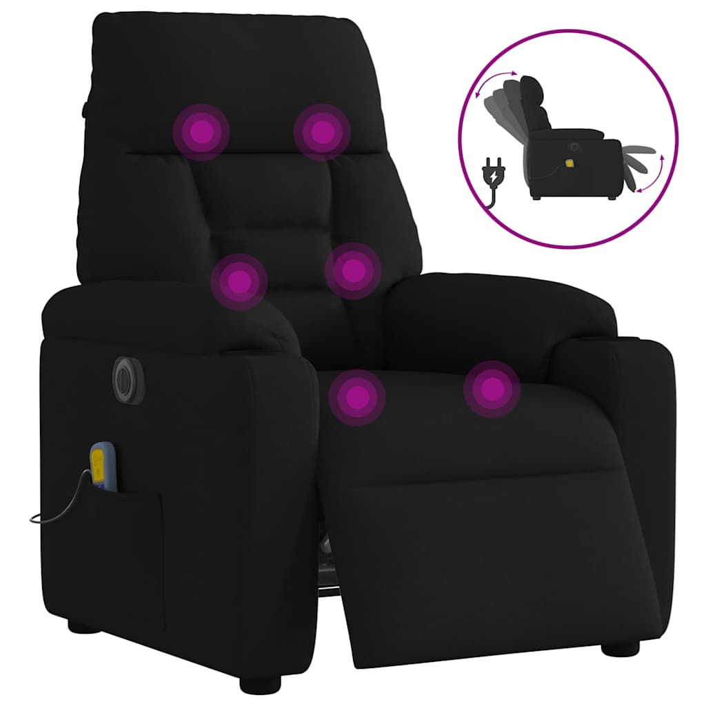 Elektrisk Reclinerfåtölj Tyg
