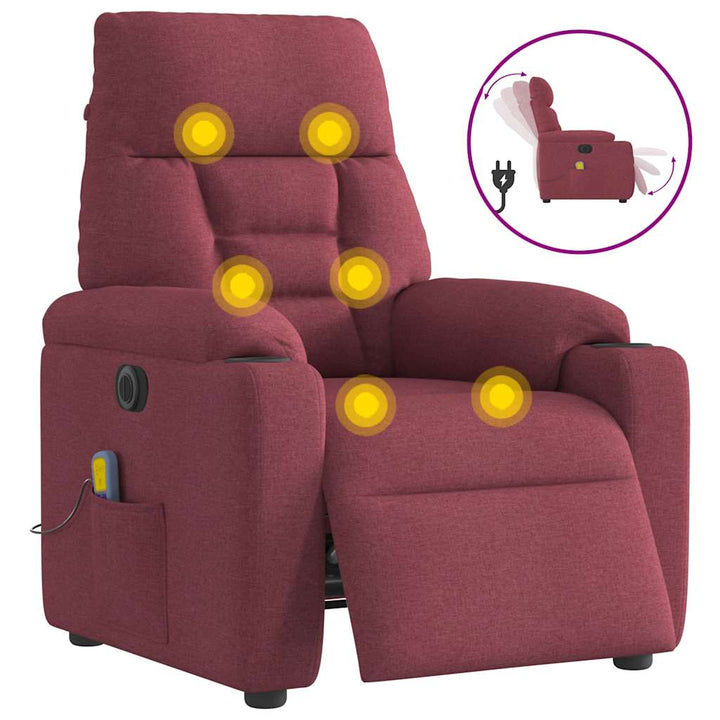 Elektrisk Reclinerfåtölj Tyg