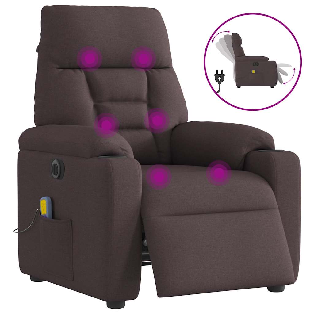 Elektrisk Reclinerfåtölj Tyg