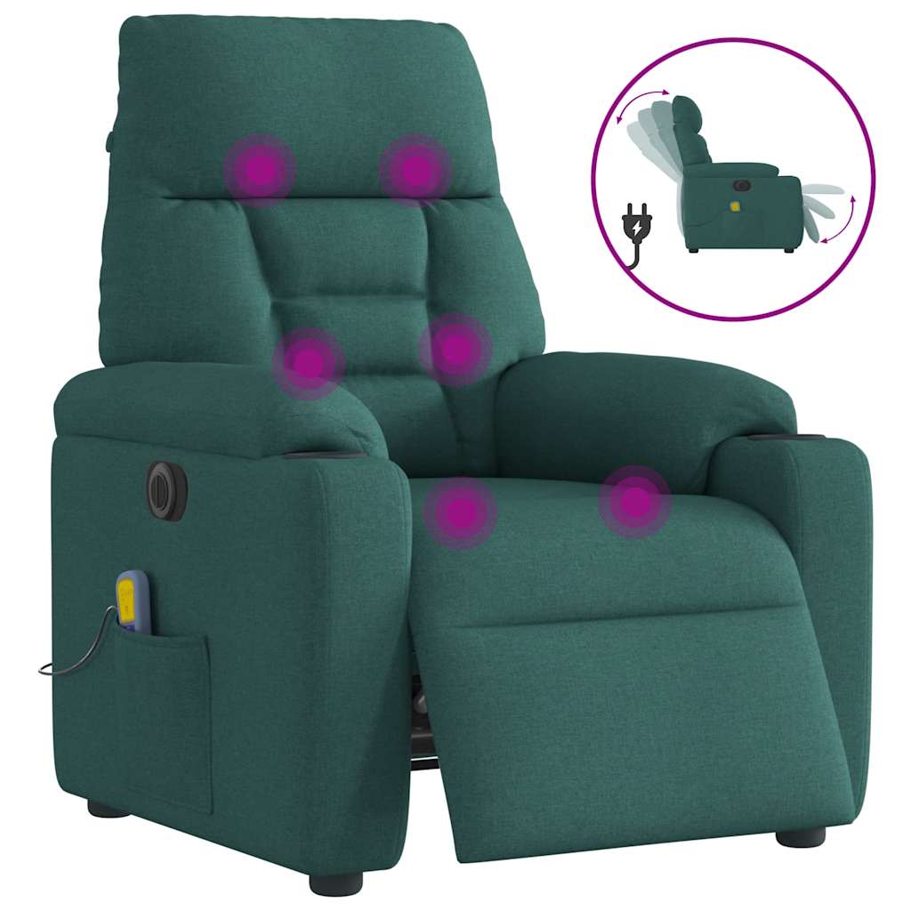 Elektrisk Reclinerfåtölj Tyg