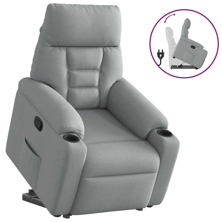 Reclinerfåtölj Med Uppresningshjälp Tyg