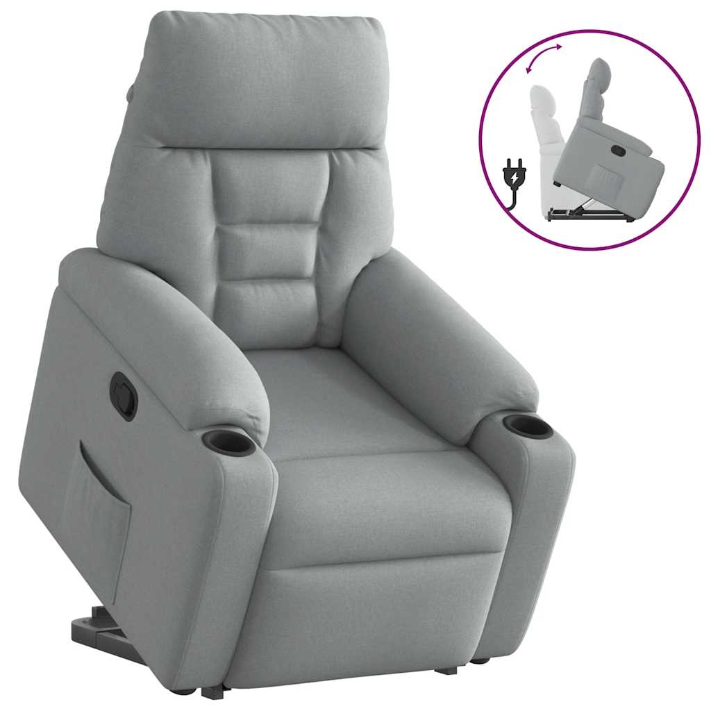 Reclinerfåtölj Med Uppresningshjälp Tyg