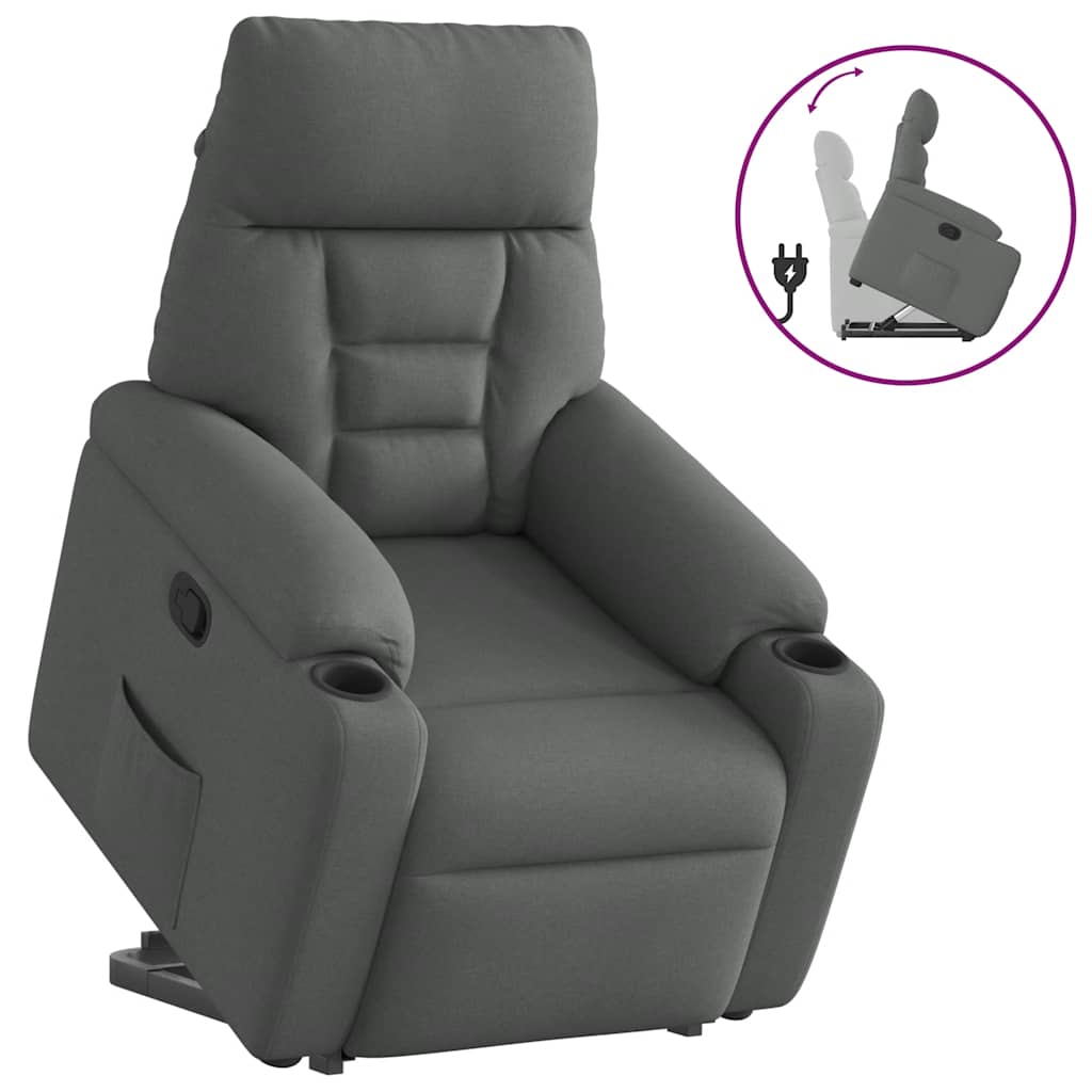 Reclinerfåtölj Med Uppresningshjälp Tyg
