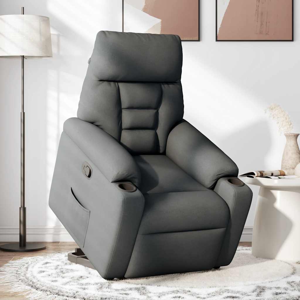 Reclinerfåtölj Med Uppresningshjälp Tyg