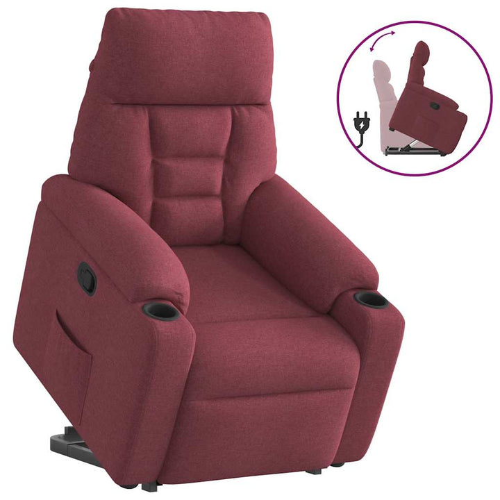 Reclinerfåtölj Med Uppresningshjälp Tyg