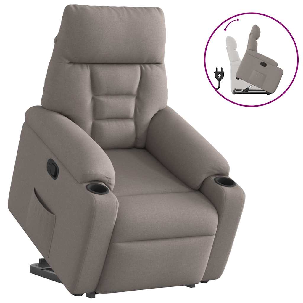 Reclinerfåtölj Med Uppresningshjälp Tyg