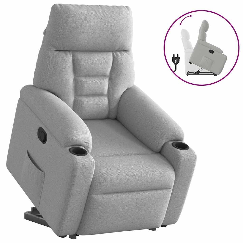 Reclinerfåtölj Med Uppresningshjälp Tyg