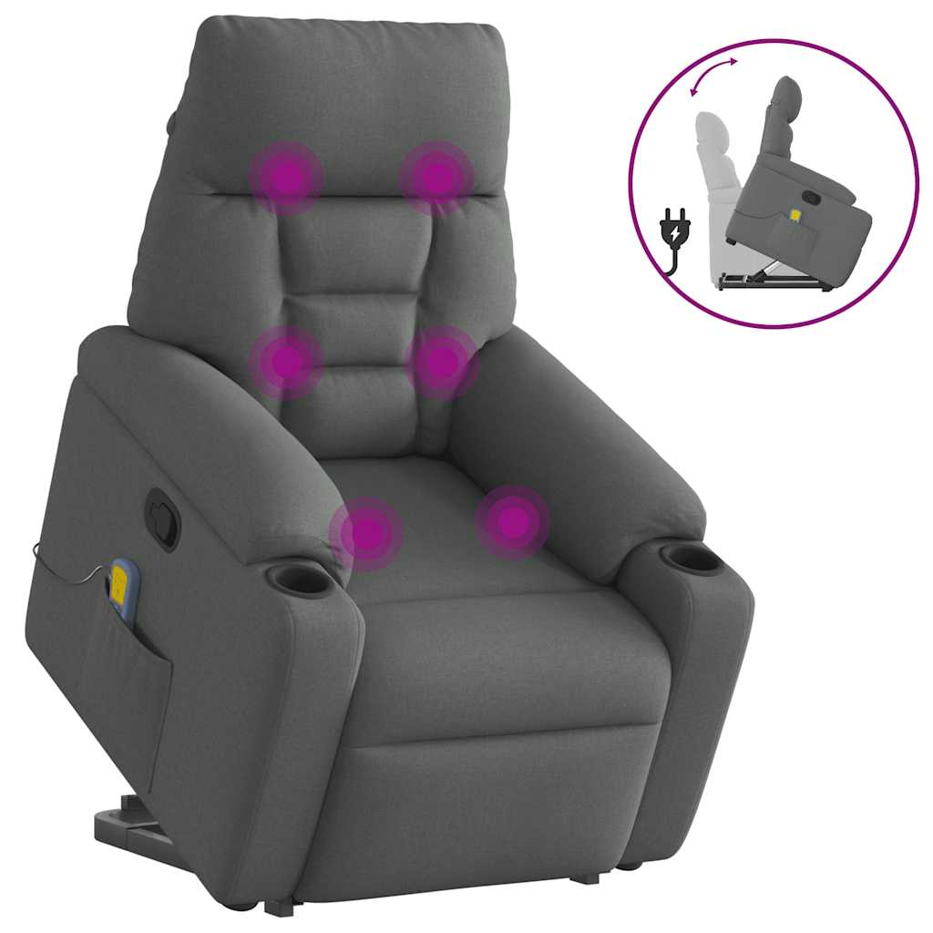 Reclinerfåtölj Med Uppresningshjälp Tyg