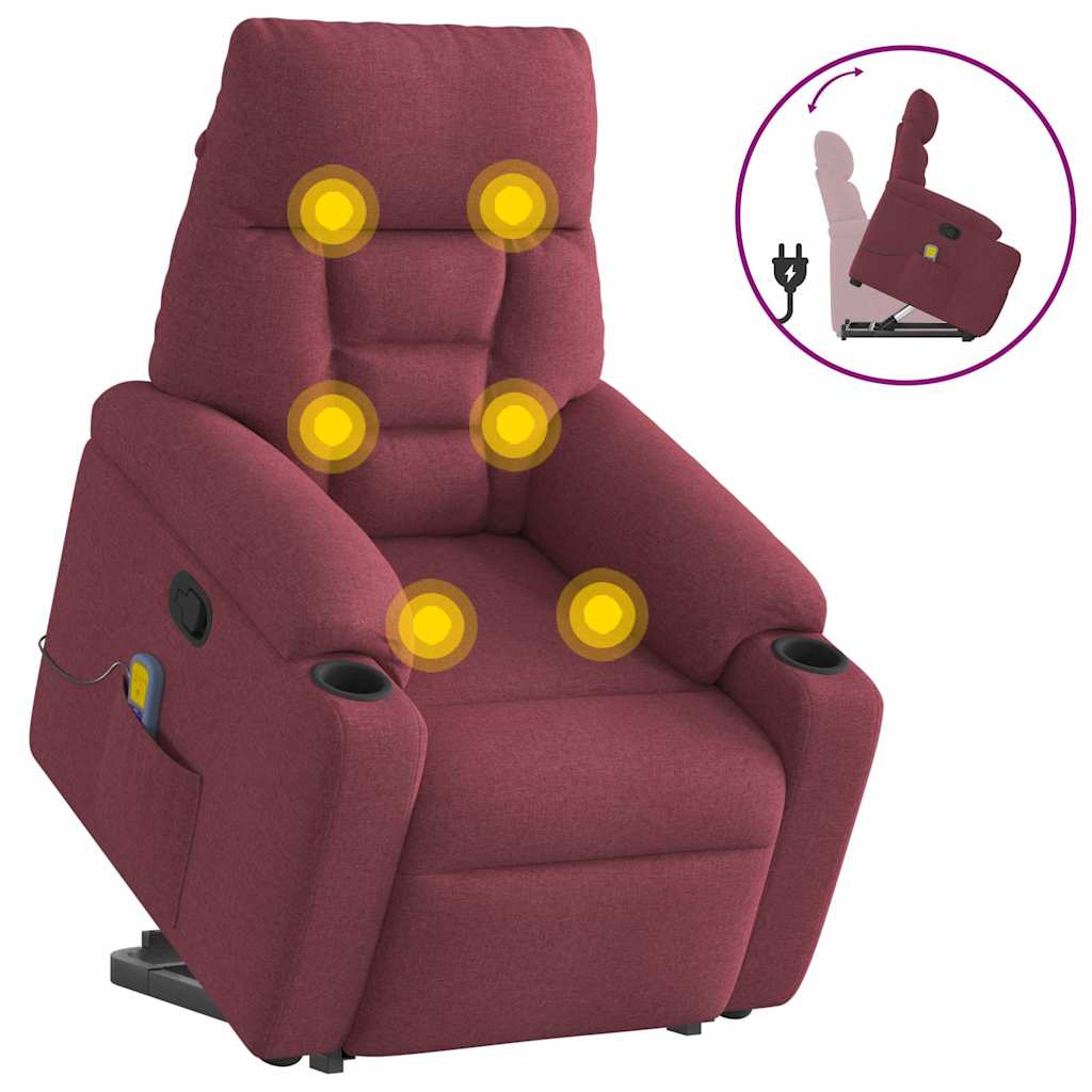 Reclinerfåtölj Med Uppresningshjälp Tyg