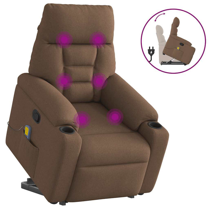 Reclinerfåtölj Med Uppresningshjälp Tyg