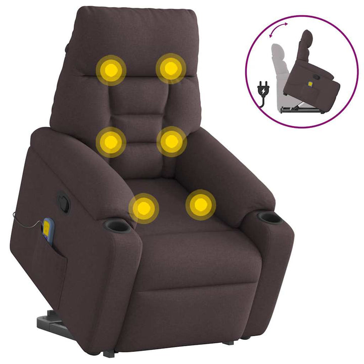 Reclinerfåtölj Med Uppresningshjälp Tyg