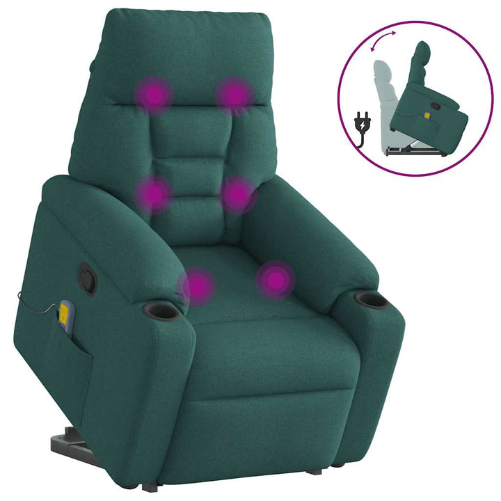 Reclinerfåtölj Med Uppresningshjälp Tyg