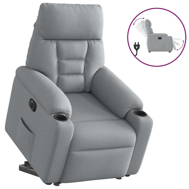 Reclinerfåtölj Med Uppresningshjälp Tyg
