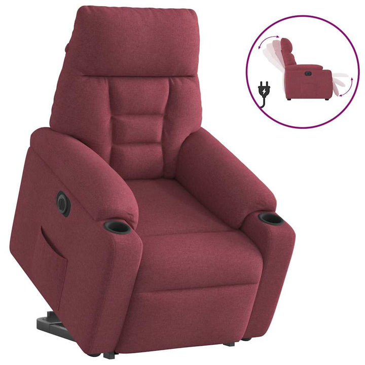 Reclinerfåtölj Med Uppresningshjälp Tyg