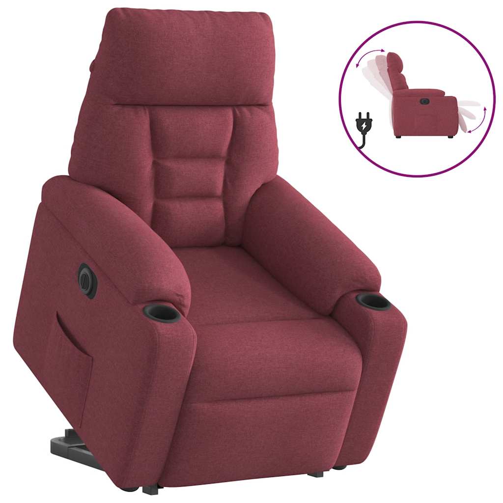 Reclinerfåtölj Med Uppresningshjälp Tyg