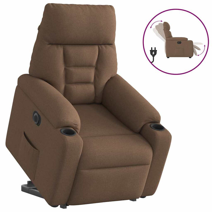 Reclinerfåtölj Med Uppresningshjälp Tyg