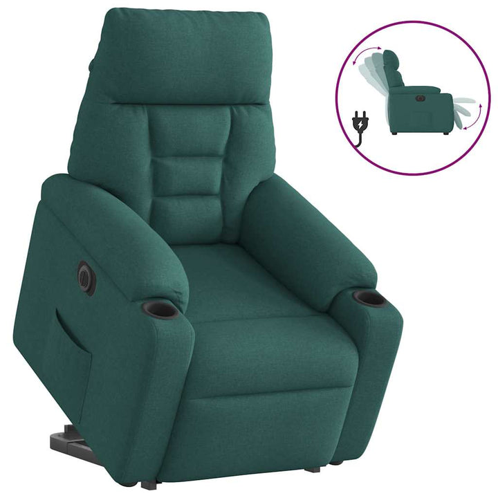 Reclinerfåtölj Med Uppresningshjälp Tyg