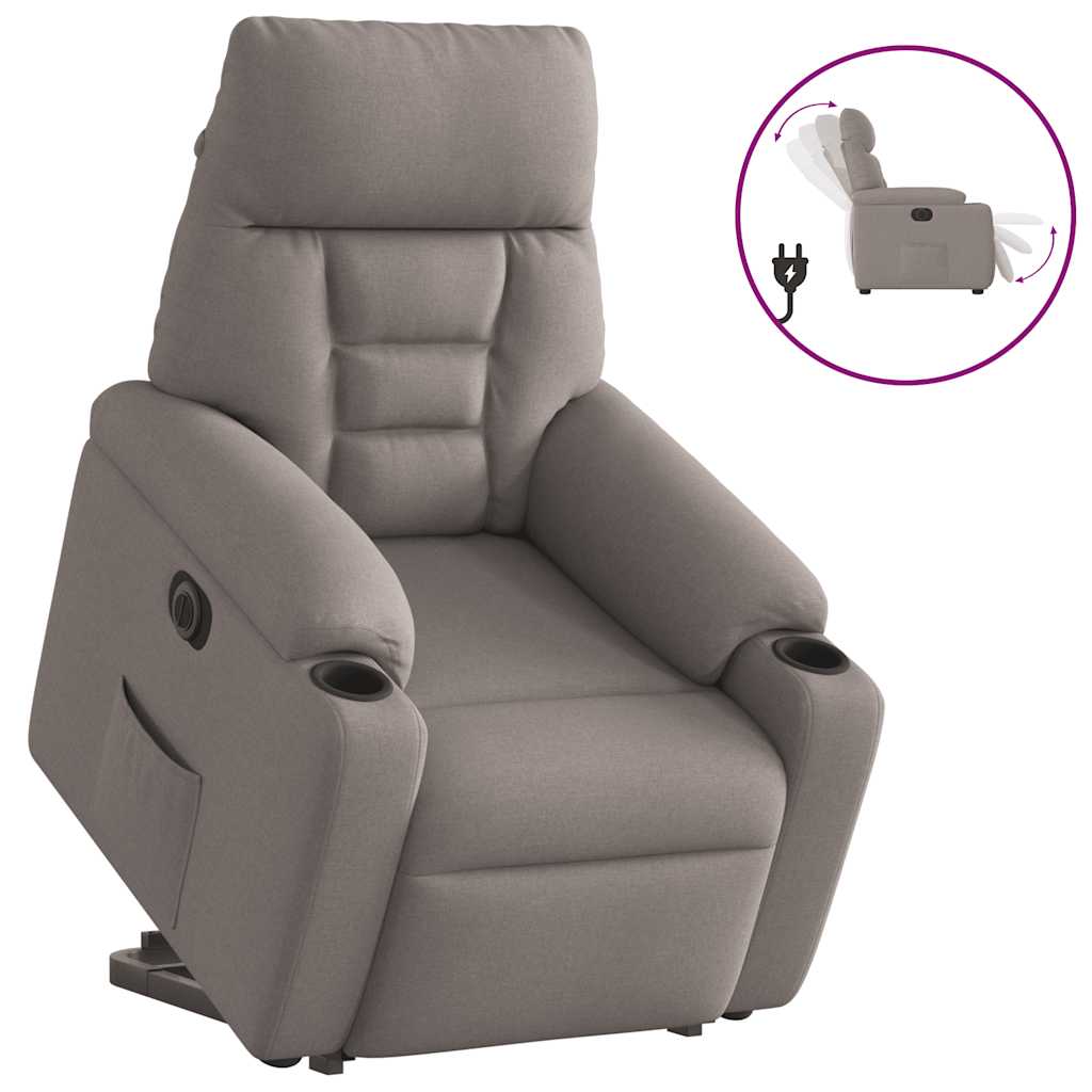 Reclinerfåtölj Med Uppresningshjälp Tyg