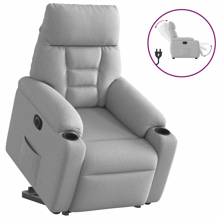 Reclinerfåtölj Med Uppresningshjälp Tyg