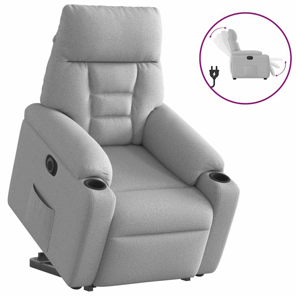 Reclinerfåtölj Med Uppresningshjälp Tyg