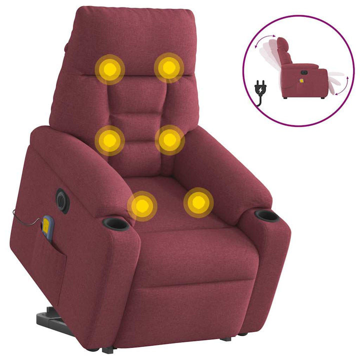 Reclinerfåtölj Med Uppresningshjälp Tyg
