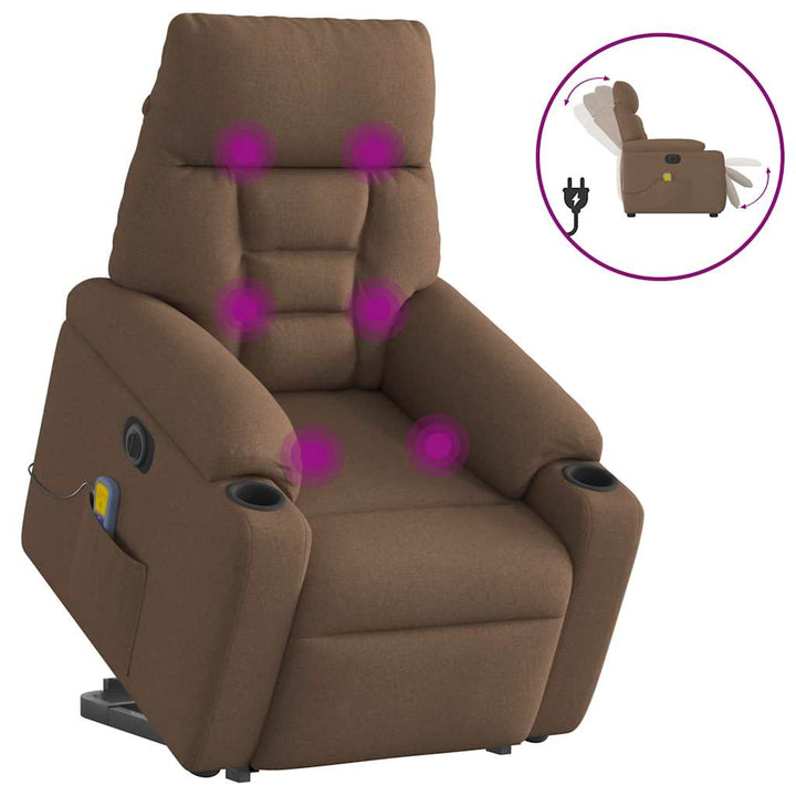 Reclinerfåtölj Med Uppresningshjälp Tyg