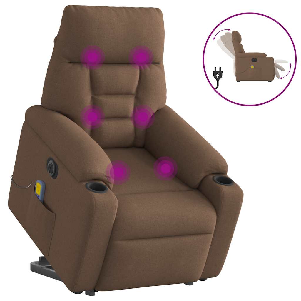 Reclinerfåtölj Med Uppresningshjälp Tyg