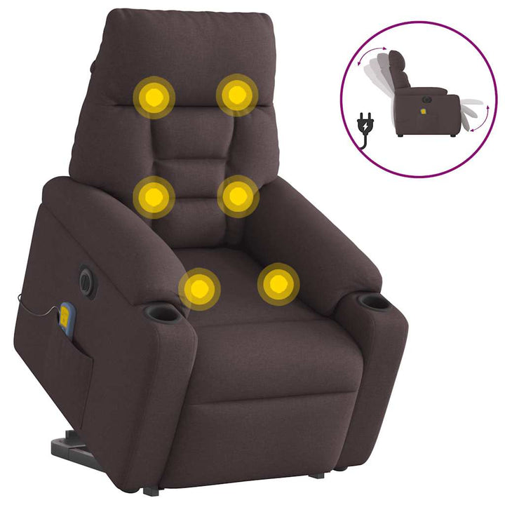 Reclinerfåtölj Med Uppresningshjälp Tyg