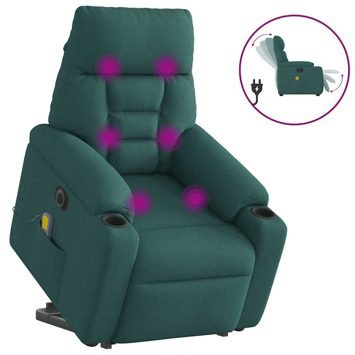 Reclinerfåtölj Med Uppresningshjälp Tyg