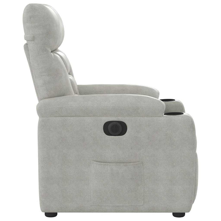 Elektrisk Reclinerfåtölj Mikrofibertyg