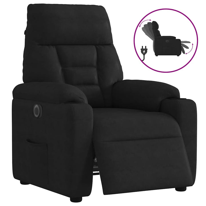 Elektrisk Reclinerfåtölj Mikrofibertyg