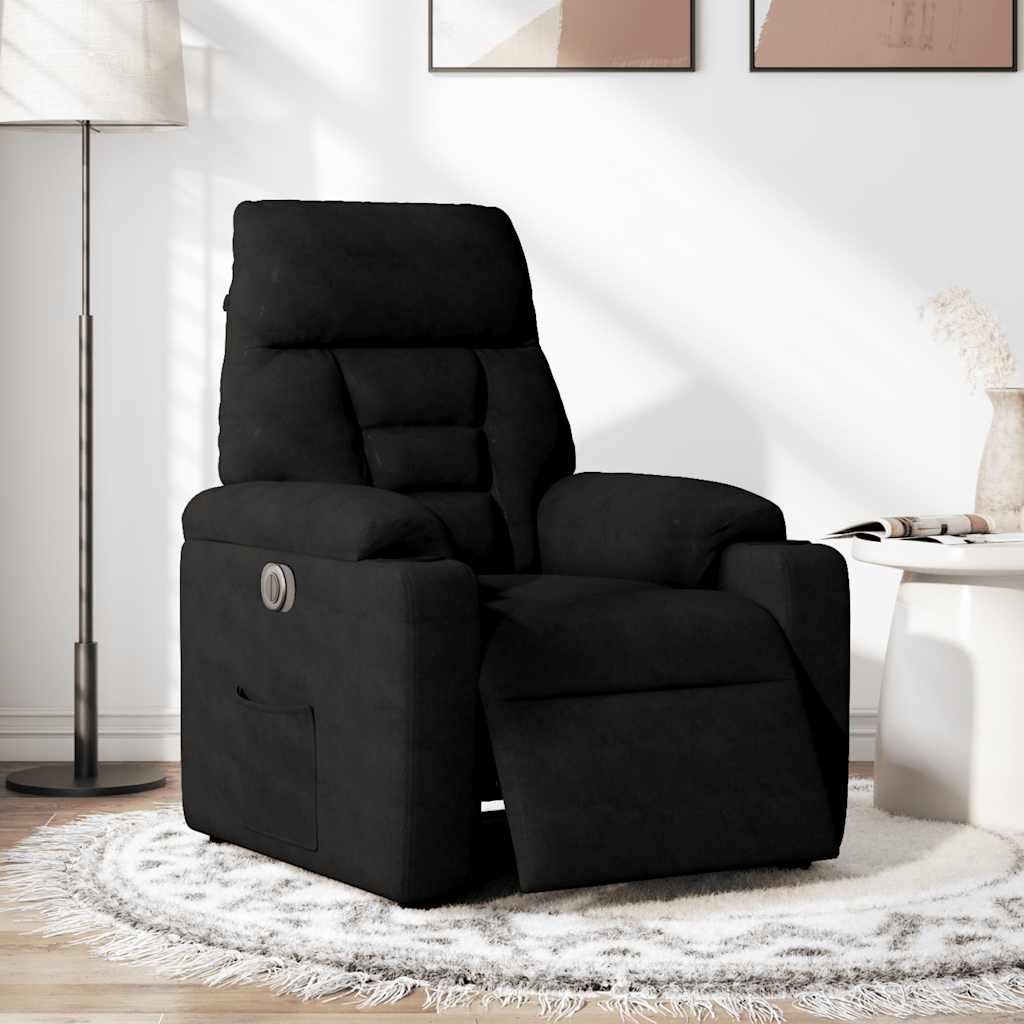 Elektrisk Reclinerfåtölj Mikrofibertyg
