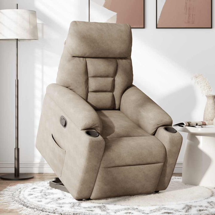 Reclinerfåtölj Med Uppresningshjälp Mikrofibertyg