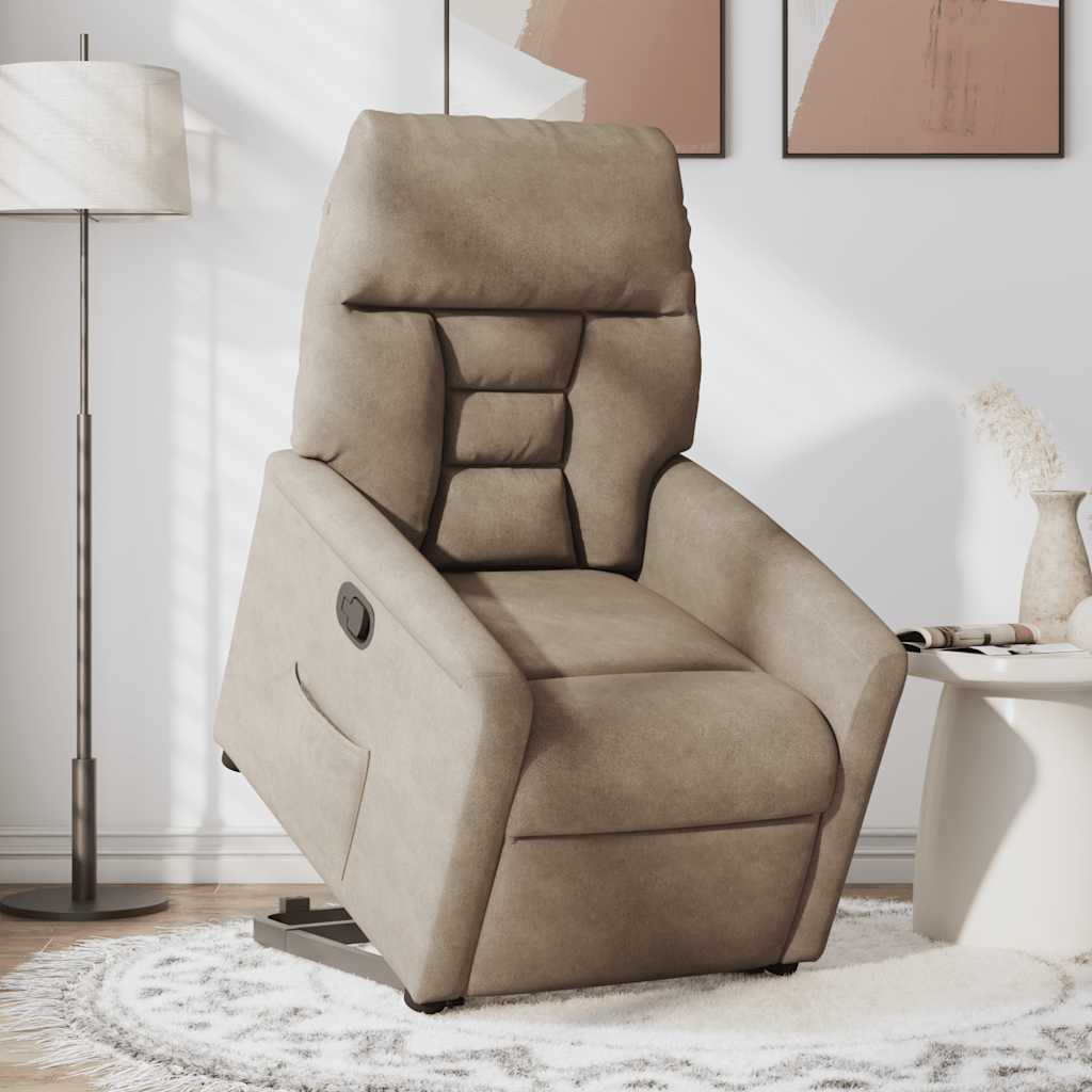 Reclinerfåtölj Med Uppresningshjälp Mikrofibertyg