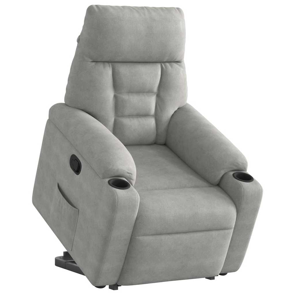 Reclinerfåtölj Med Uppresningshjälp Mikrofibertyg