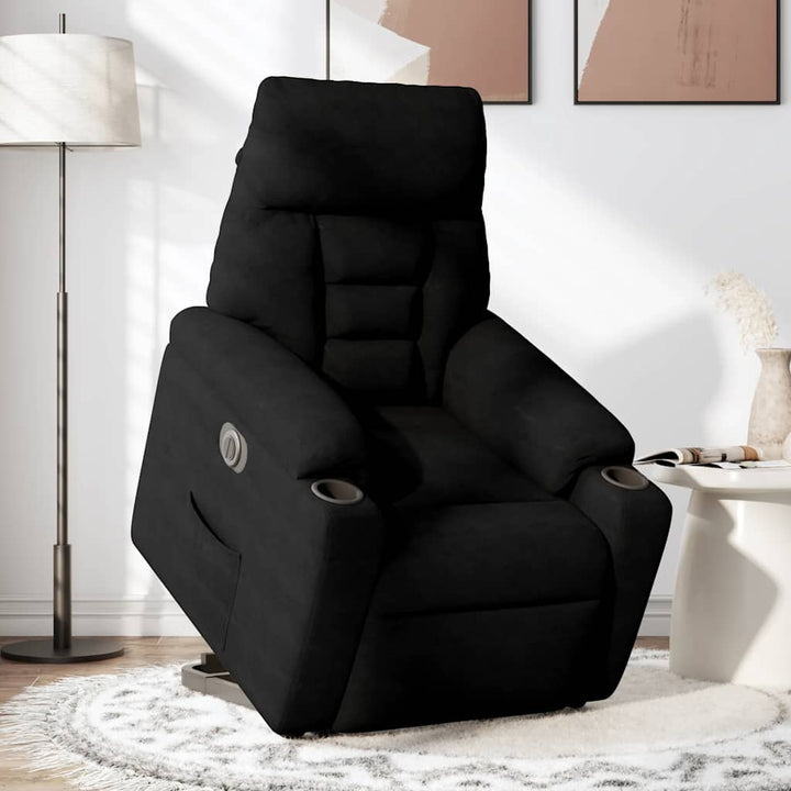 Elektrisk Reclinerfåtölj Med Uppresningshjälp Mikrofibertyg
