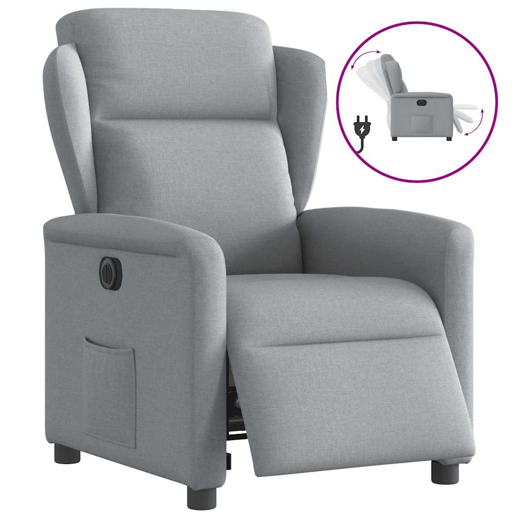 Elektrisk Reclinerfåtölj Tyg