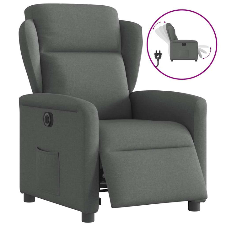 Elektrisk Reclinerfåtölj Tyg