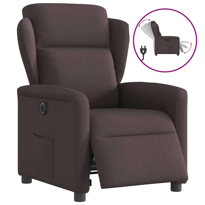Elektrisk Reclinerfåtölj Tyg
