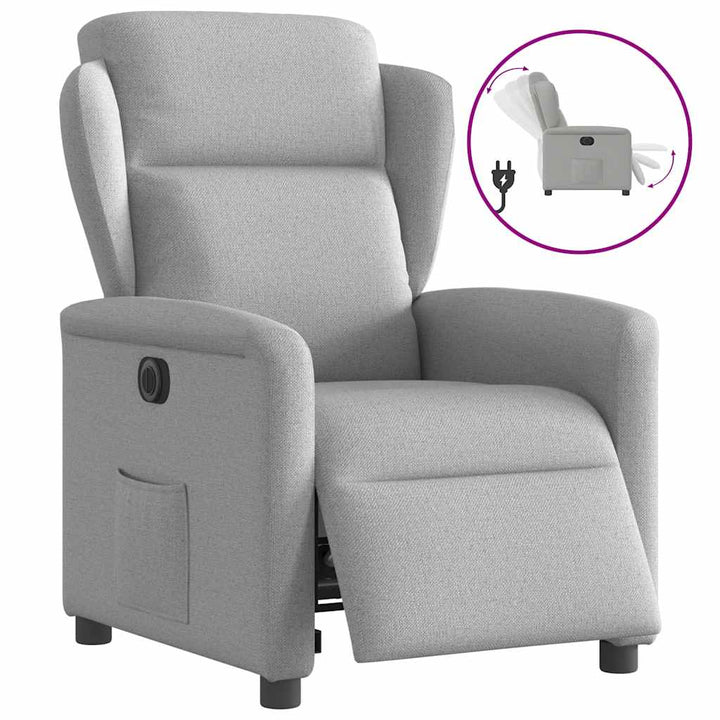 Elektrisk Reclinerfåtölj Tyg