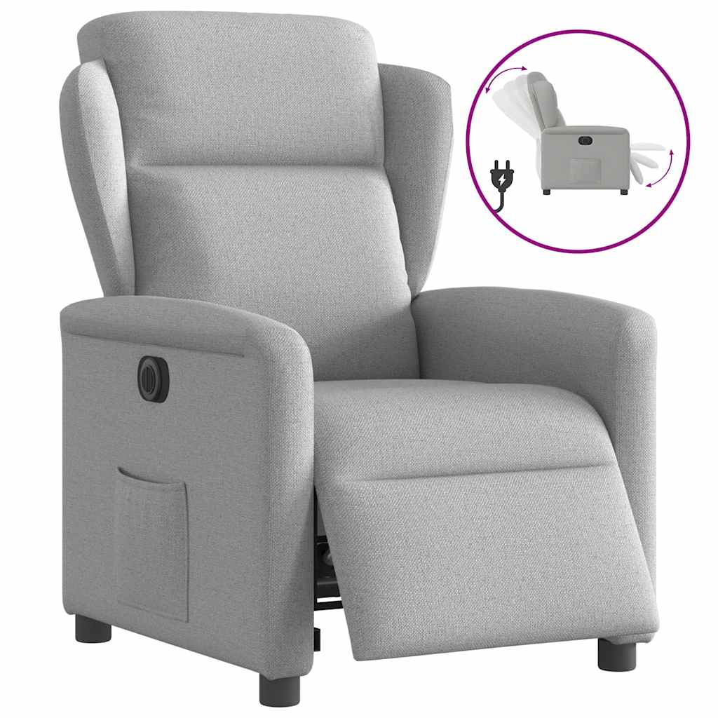 Elektrisk Reclinerfåtölj Tyg