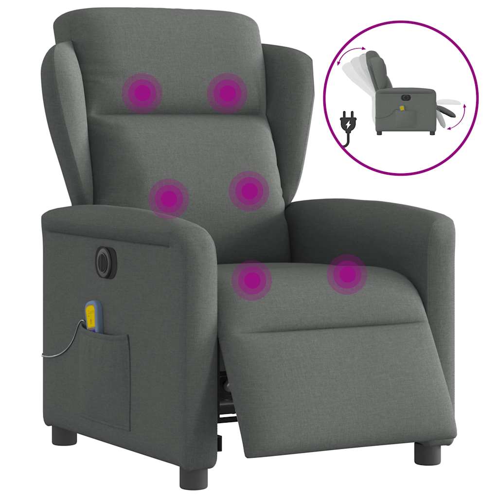Elektrisk Reclinerfåtölj Tyg