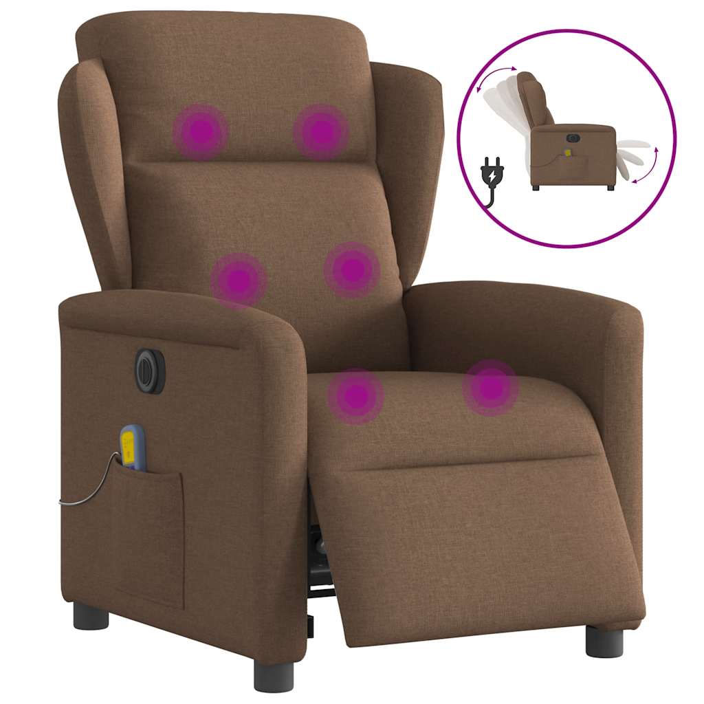 Elektrisk Reclinerfåtölj Tyg