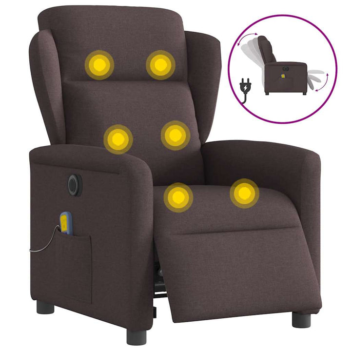 Elektrisk Reclinerfåtölj Tyg