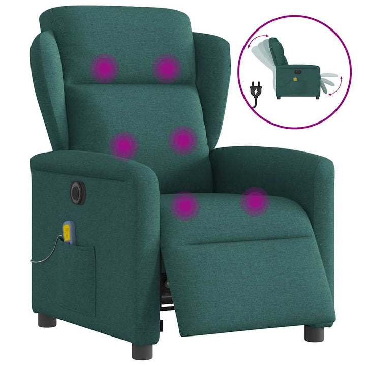 Elektrisk Reclinerfåtölj Tyg