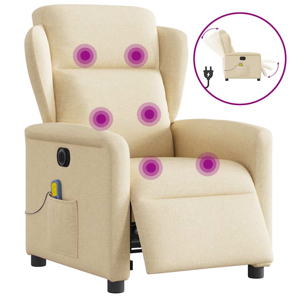 Elektrisk Reclinerfåtölj Tyg